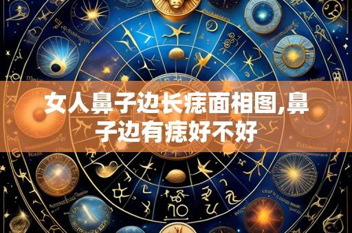 女人鼻子边长痣面相图,鼻子边有痣好不好