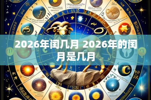 2026年闰几月 2026年的闰月是几月