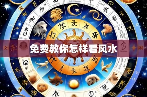免费教你怎样看风水
