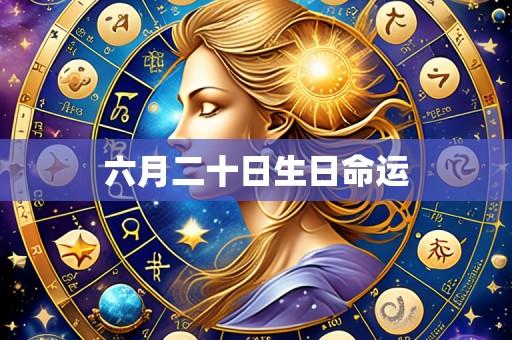 六月二十日生日命运