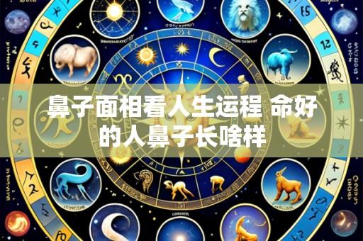 鼻子面相看人生运程 命好的人鼻子长啥样