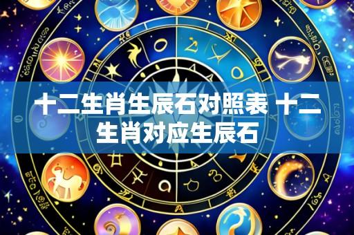 十二生肖生辰石对照表 十二生肖对应生辰石