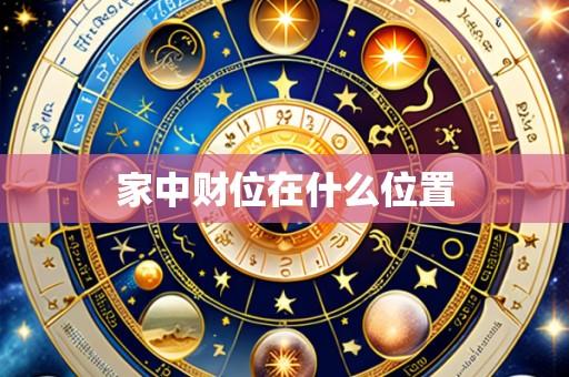 家中财位在什么位置