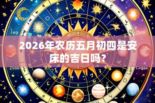 2026年农历五月初四是安床的吉日吗？