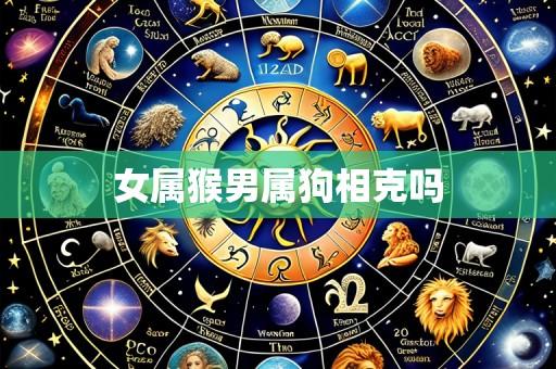 女属猴男属狗相克吗