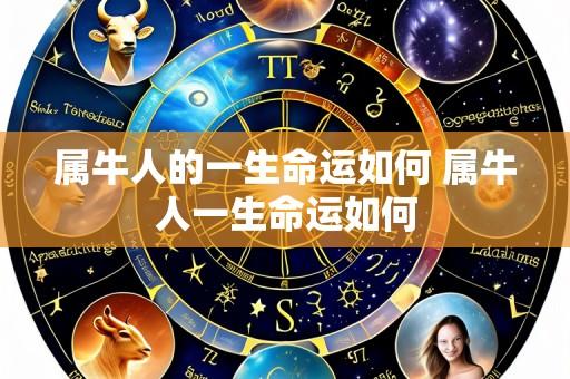 属牛人的一生命运如何 属牛人一生命运如何