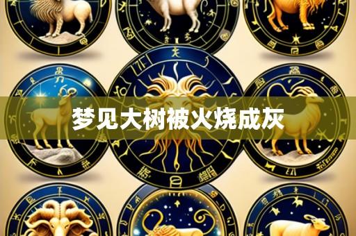 梦见大树被火烧成灰