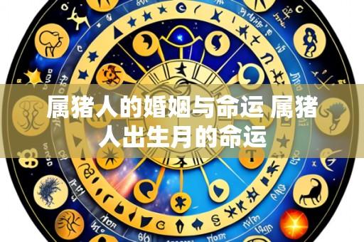 属猪人的婚姻与命运 属猪人出生月的命运