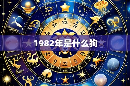 1982年是什么狗
