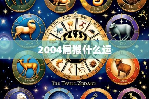 2004属猴什么运
