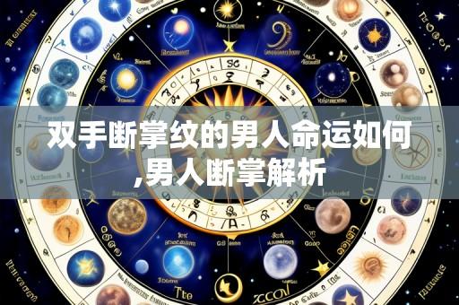 双手断掌纹的男人命运如何,男人断掌解析