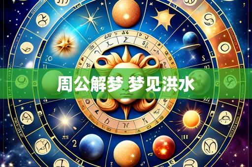 周公解梦 梦见洪水