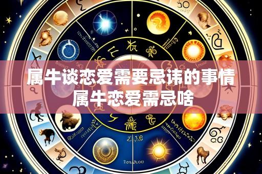 属牛谈恋爱需要忌讳的事情 属牛恋爱需忌啥
