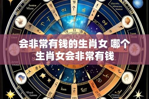 会非常有钱的生肖女 哪个生肖女会非常有钱