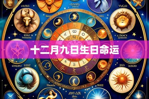 十二月九日生日命运