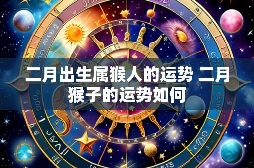 二月出生属猴人的运势 二月猴子的运势如何