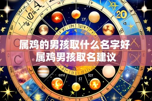 属鸡的男孩取什么名字好 属鸡男孩取名建议