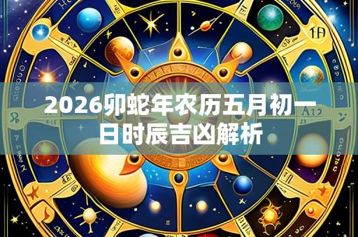 2026卯蛇年农历五月初一日时辰吉凶解析