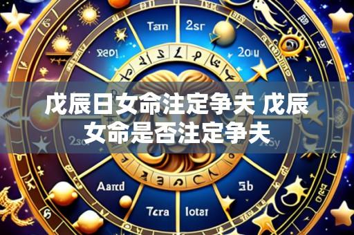 戊辰日女命注定争夫 戊辰女命是否注定争夫