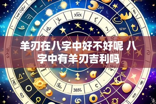 羊刃在八字中好不好呢 八字中有羊刃吉利吗