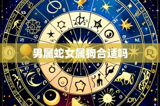 男属蛇女属狗合适吗