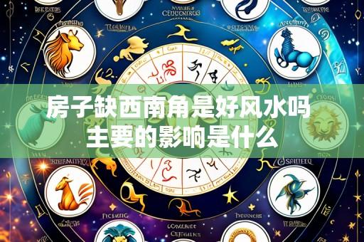 房子缺西南角是好风水吗 主要的影响是什么