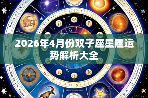 2026年4月份双子座星座运势解析大全