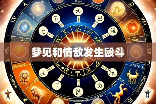 梦见和情敌发生殴斗