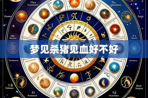 梦见杀猪见血好不好