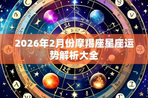 2026年2月份摩羯座星座运势解析大全