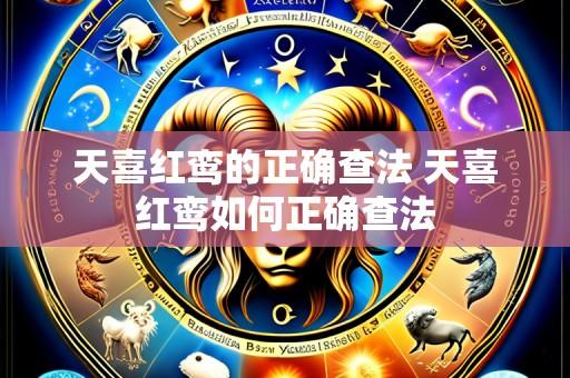 天喜红鸾的正确查法 天喜红鸾如何正确查法