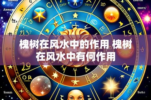 槐树在风水中的作用 槐树在风水中有何作用