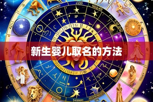 新生婴儿取名的方法