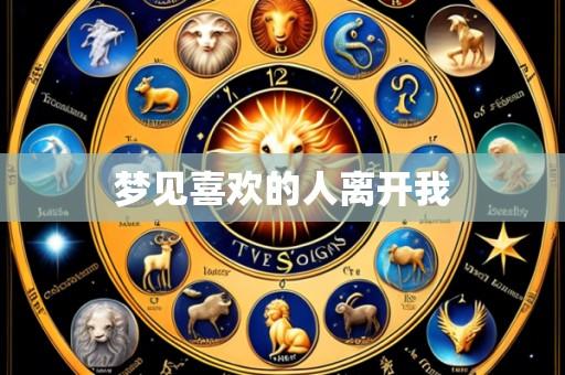 梦见喜欢的人离开我