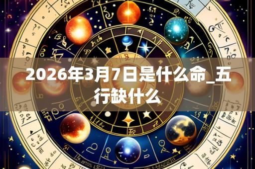 2026年3月7日是什么命_五行缺什么