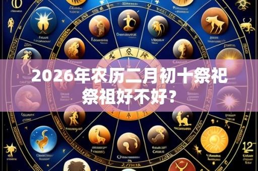 2026年农历二月初十祭祀祭祖好不好?