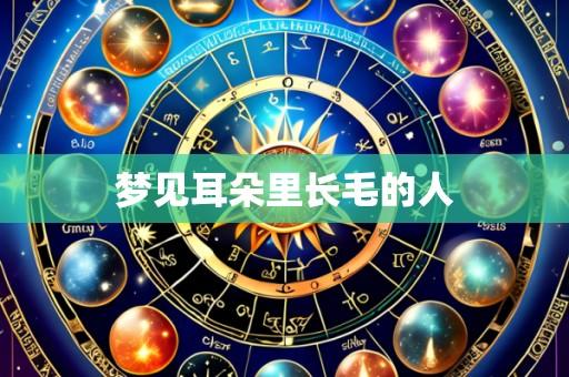 梦见耳朵里长毛的人
