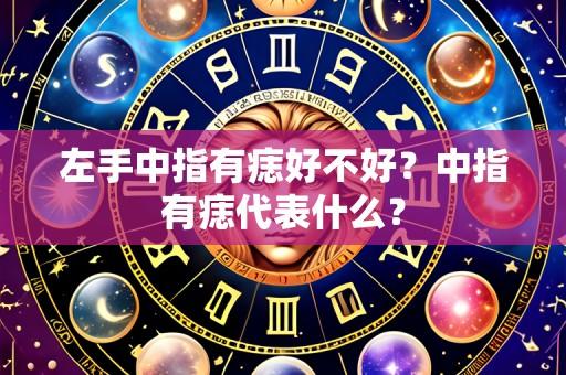 左手中指有痣好不好?中指有痣代表什么?