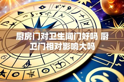 厨房门对卫生间门好吗 厨卫门相对影响大吗