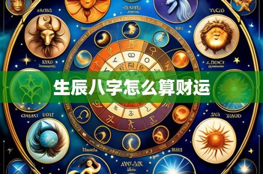 生辰八字怎么算财运