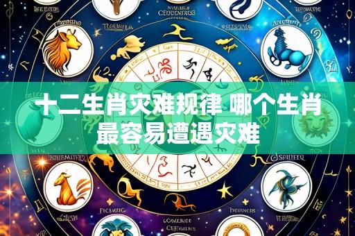 十二生肖灾难规律 哪个生肖最容易遭遇灾难