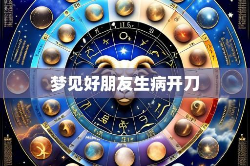 梦见好朋友生病开刀