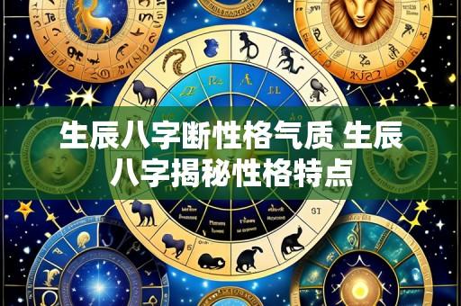 生辰八字断性格气质 生辰八字揭秘性格特点