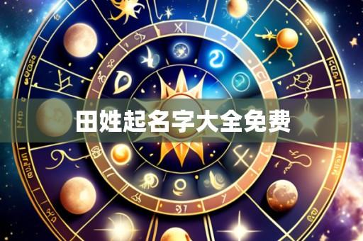 田姓起名字大全免费