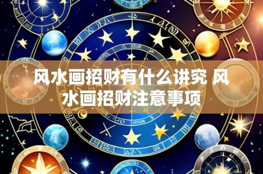 风水画招财有什么讲究 风水画招财注意事项