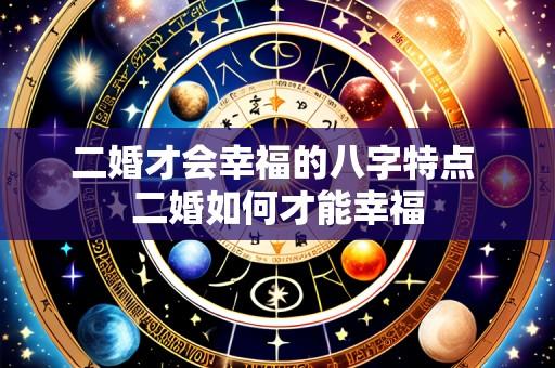 二婚才会幸福的八字特点 二婚如何才能幸福