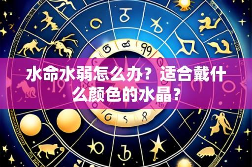 水命水弱怎么办?适合戴什么颜色的水晶?