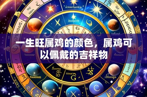 一生旺属鸡的颜色，属鸡可以佩戴的吉祥物