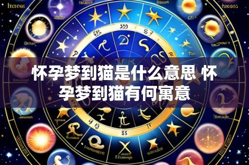 怀孕梦到猫是什么意思 怀孕梦到猫有何寓意