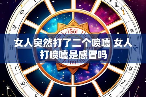 女人突然打了二个喷嚏 女人打喷嚏是感冒吗